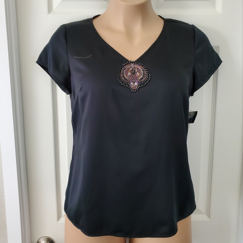 Studio by Liz Claiborne Beaded Blouse